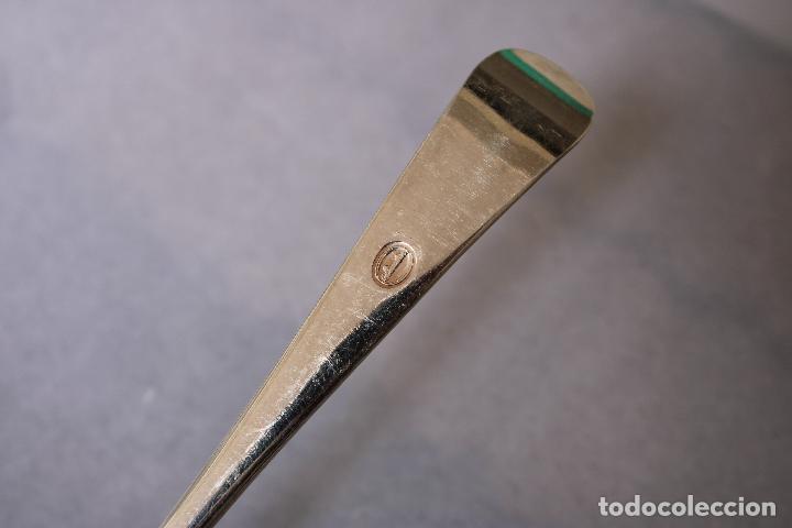 Antig&uuml;edades: cucharon de servir plateado - Foto 5