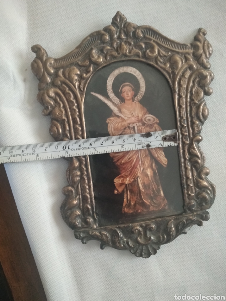 Antig&uuml;edades: ANTIGUO MARCO REPUJADO PLATA - Foto 4