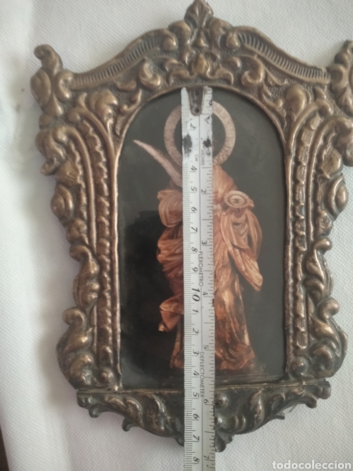 Antig&uuml;edades: ANTIGUO MARCO REPUJADO PLATA - Foto 5