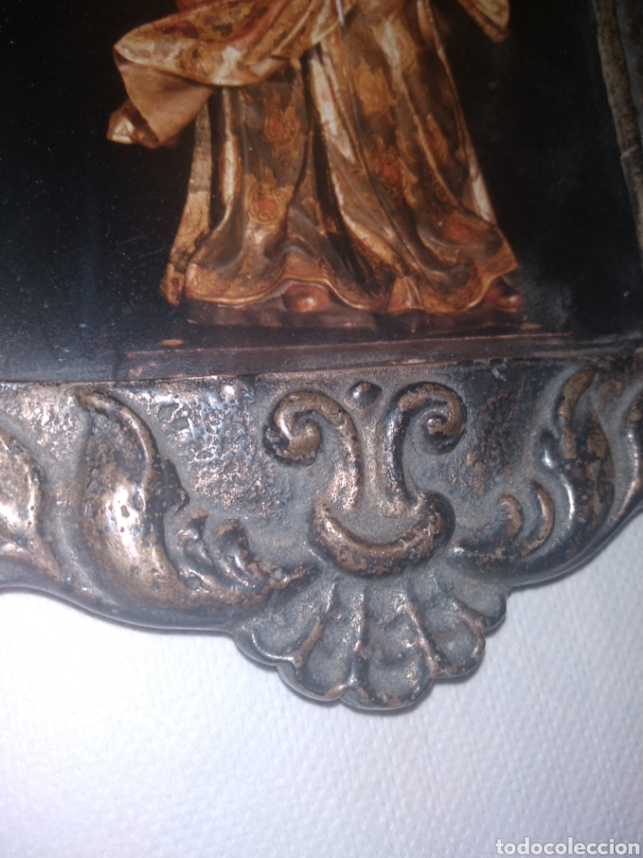 Antig&uuml;edades: ANTIGUO MARCO REPUJADO PLATA - Foto 7
