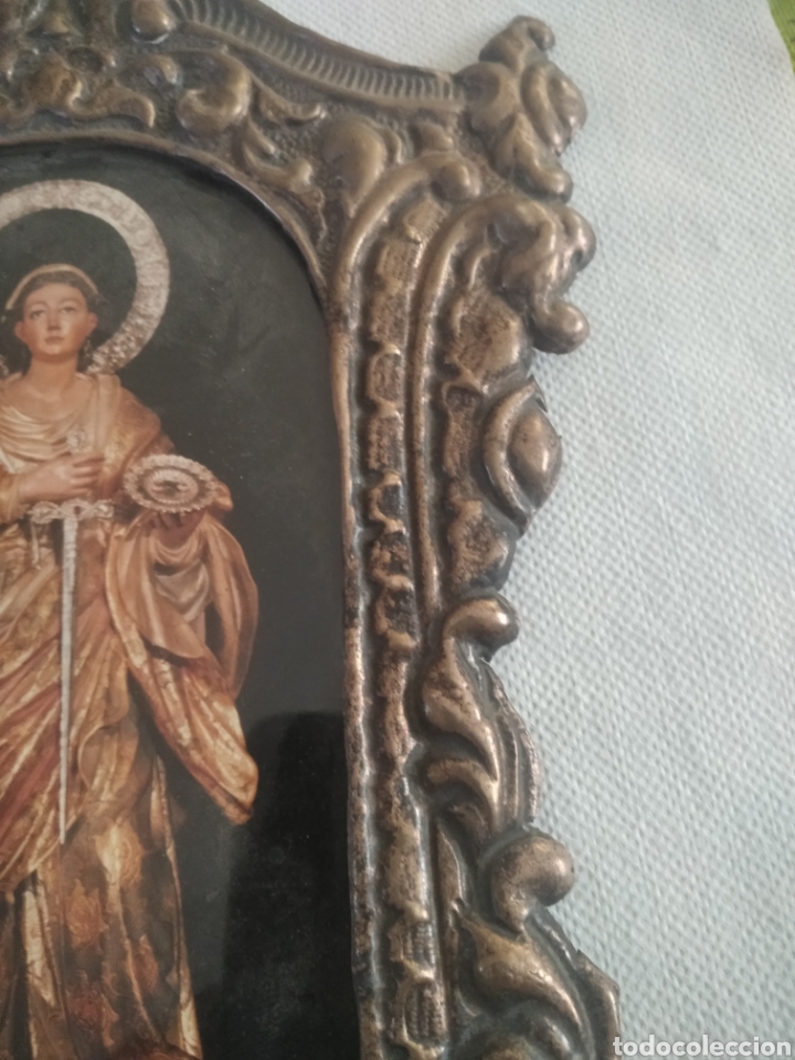 Antig&uuml;edades: ANTIGUO MARCO REPUJADO PLATA - Foto 9