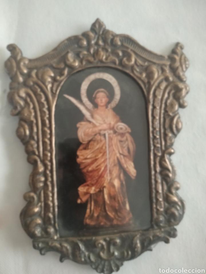 Antig&uuml;edades: ANTIGUO MARCO REPUJADO PLATA - Foto 1