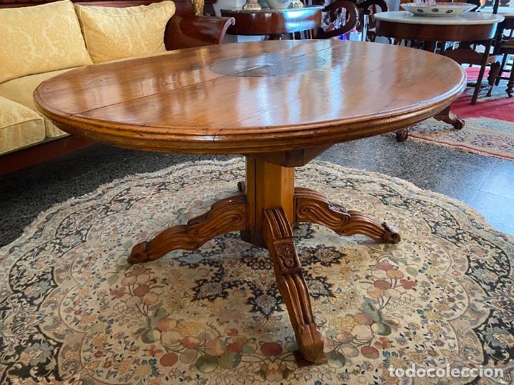 Antig&uuml;edades: Mesa antigua extensible - Foto 2
