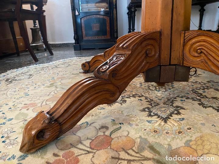 Antig&uuml;edades: Mesa antigua extensible - Foto 3