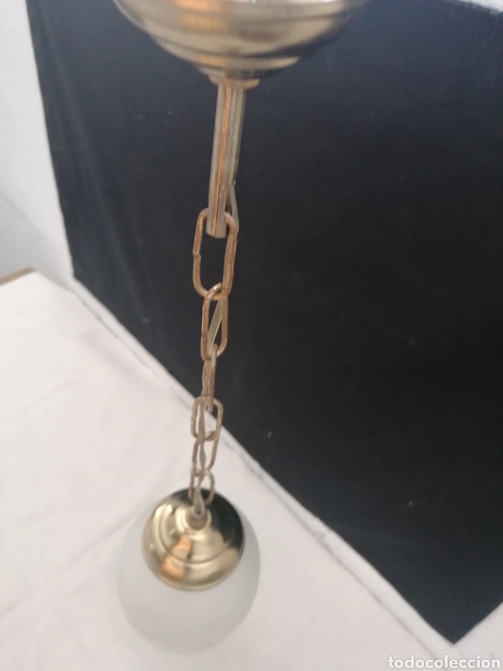 Antig&uuml;edades: L&aacute;mpara de techo antigua - Foto 7
