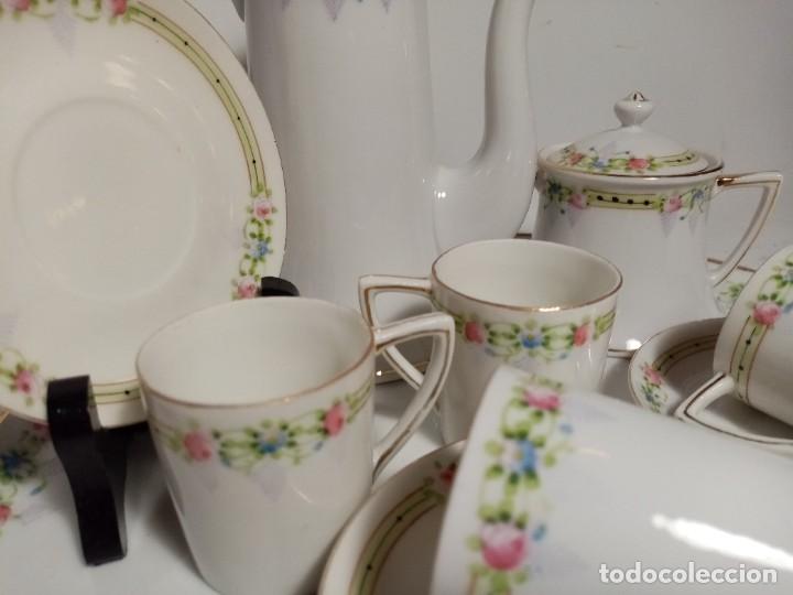 Antig&uuml;edades: juego de cafe - Foto 2