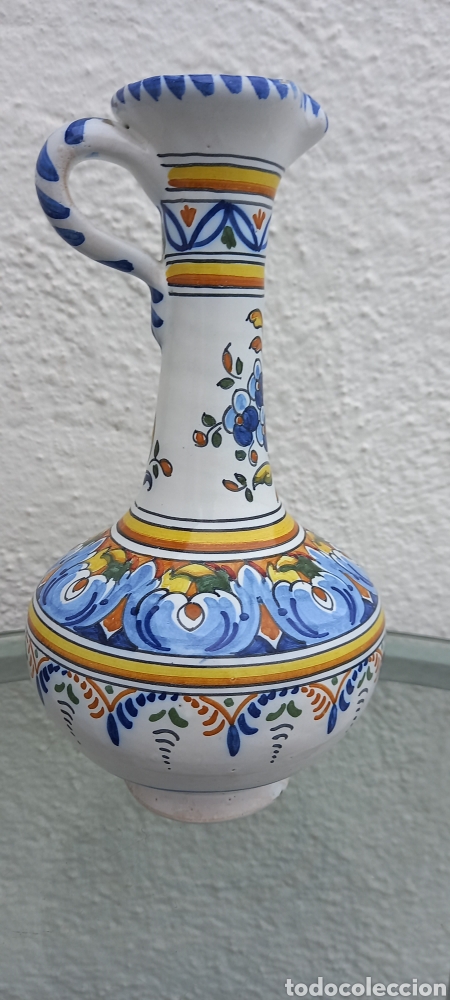 Antig&uuml;edades: Jarra/alcuza de Talavera - Foto 2