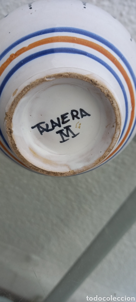 Antig&uuml;edades: Jarra/alcuza de Talavera - Foto 3