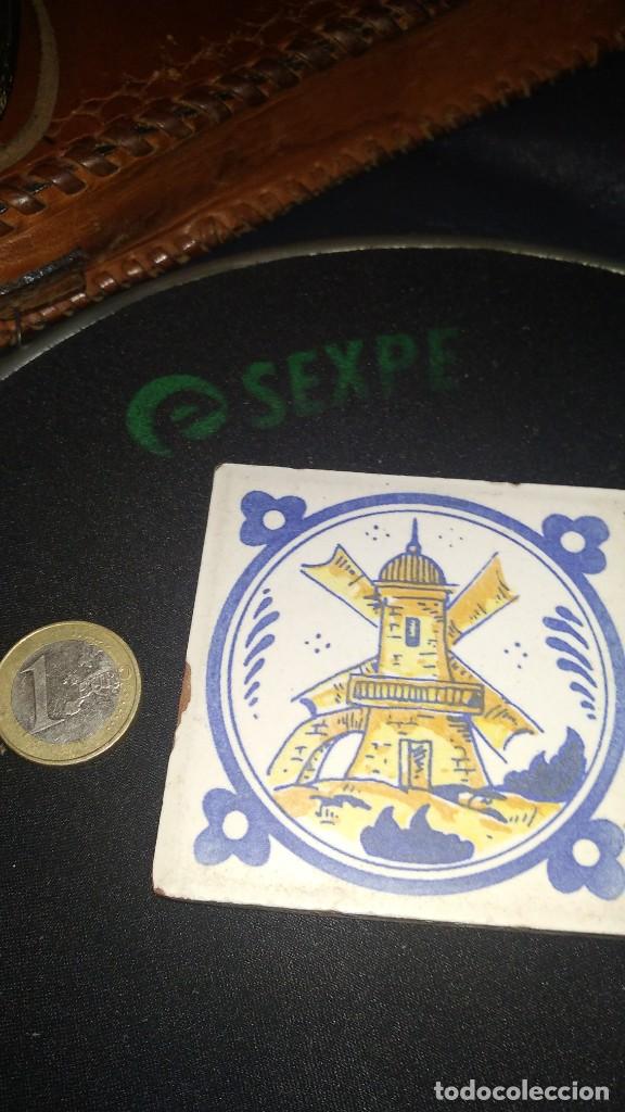 Antig&uuml;edades: azulejo antiguo y peque&ntilde;o - Foto 3