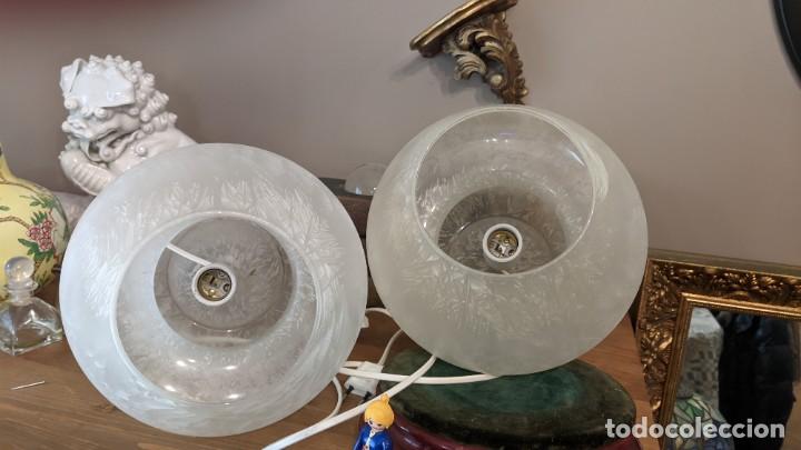 Antig&uuml;edades: MURANO PAREJA DE L&Aacute;MPARAS SETA - Foto 9