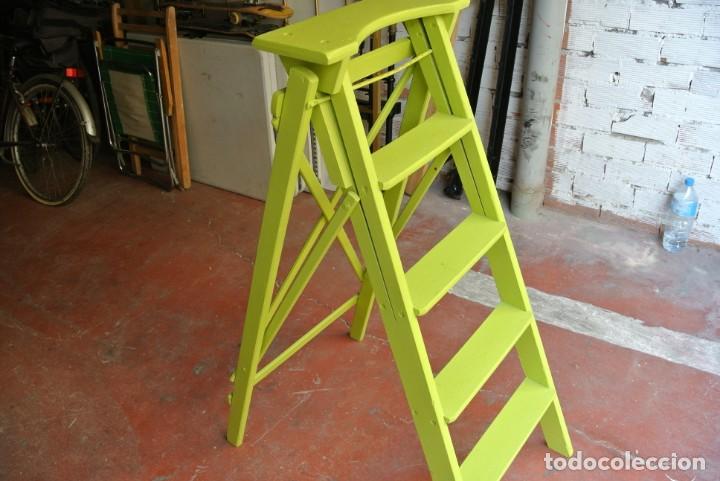 Oggetti Antichi: ANTIGUA ESCALERA DE MADERA