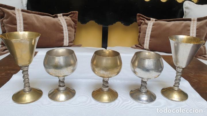 Antig&uuml;edades: ESPECTACULARES COPAS - SILVER PLATED SPAIN. - Foto 9