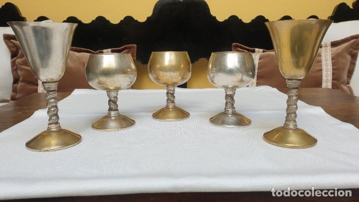 Antig&uuml;edades: ESPECTACULARES COPAS - SILVER PLATED SPAIN. - Foto 3