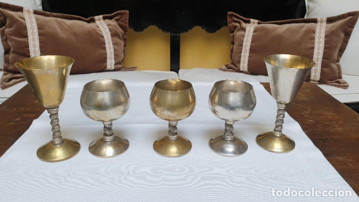 Antig&uuml;edades: ESPECTACULARES COPAS - SILVER PLATED SPAIN. - Foto 13