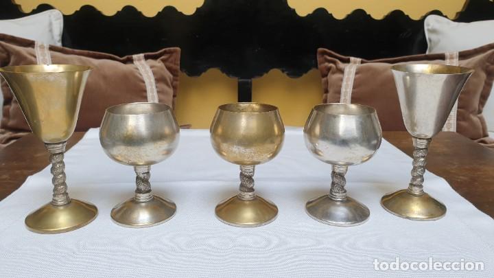 Antig&uuml;edades: ESPECTACULARES COPAS - SILVER PLATED SPAIN. - Foto 14