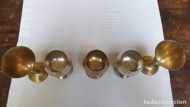 Antig&uuml;edades: ESPECTACULARES COPAS - SILVER PLATED SPAIN. - Foto 15