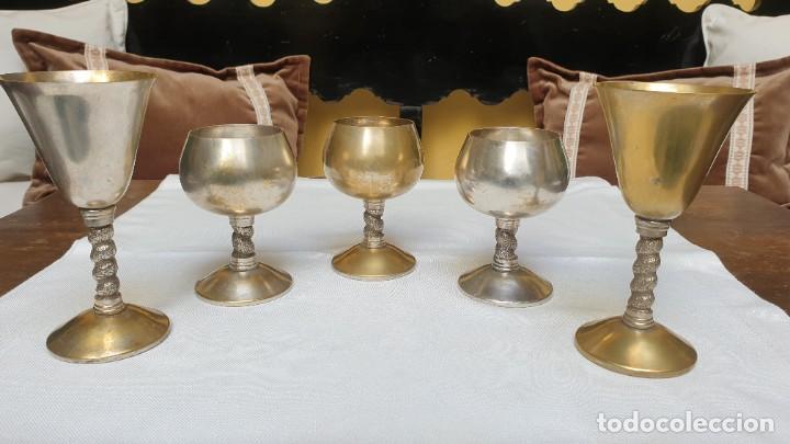 Antig&uuml;edades: ESPECTACULARES COPAS - SILVER PLATED SPAIN. - Foto 18
