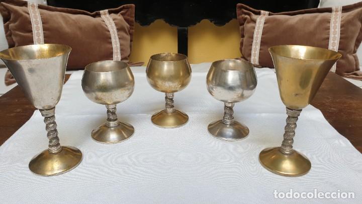 Antig&uuml;edades: ESPECTACULARES COPAS - SILVER PLATED SPAIN. - Foto 19