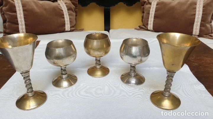 Antig&uuml;edades: ESPECTACULARES COPAS - SILVER PLATED SPAIN. - Foto 20
