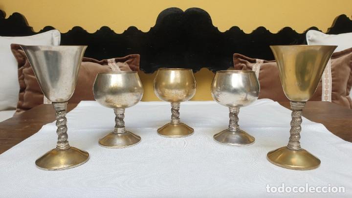 Antig&uuml;edades: ESPECTACULARES COPAS - SILVER PLATED SPAIN. - Foto 1