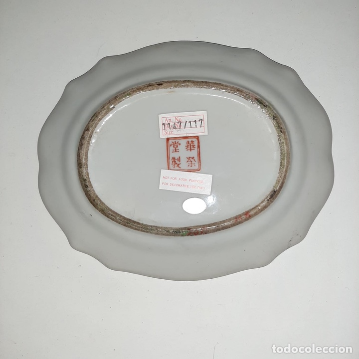 Antig&uuml;edades: Bandeja porcelana asi&aacute;tica - Foto 2