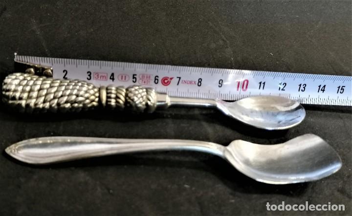Antig&uuml;edades: Lote de dos cucharitas - Foto 6