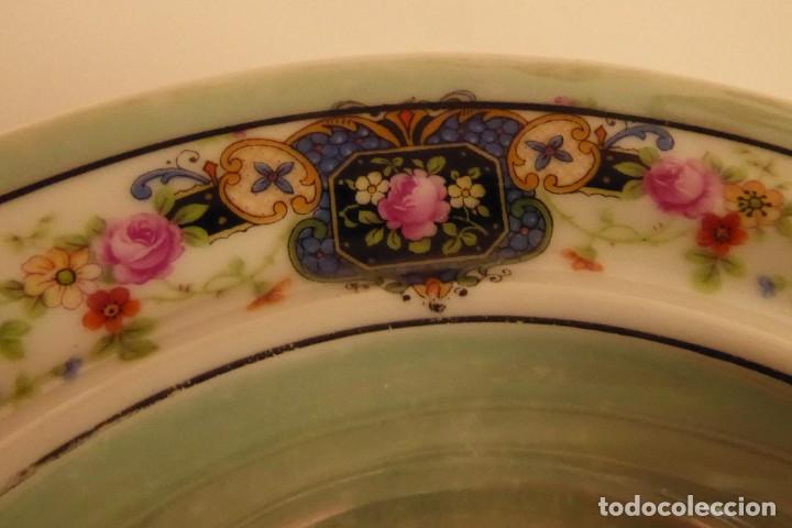 Antig&uuml;edades: ANTIGUO CENTRO DE PORCELANA FRANCESA - Foto 2
