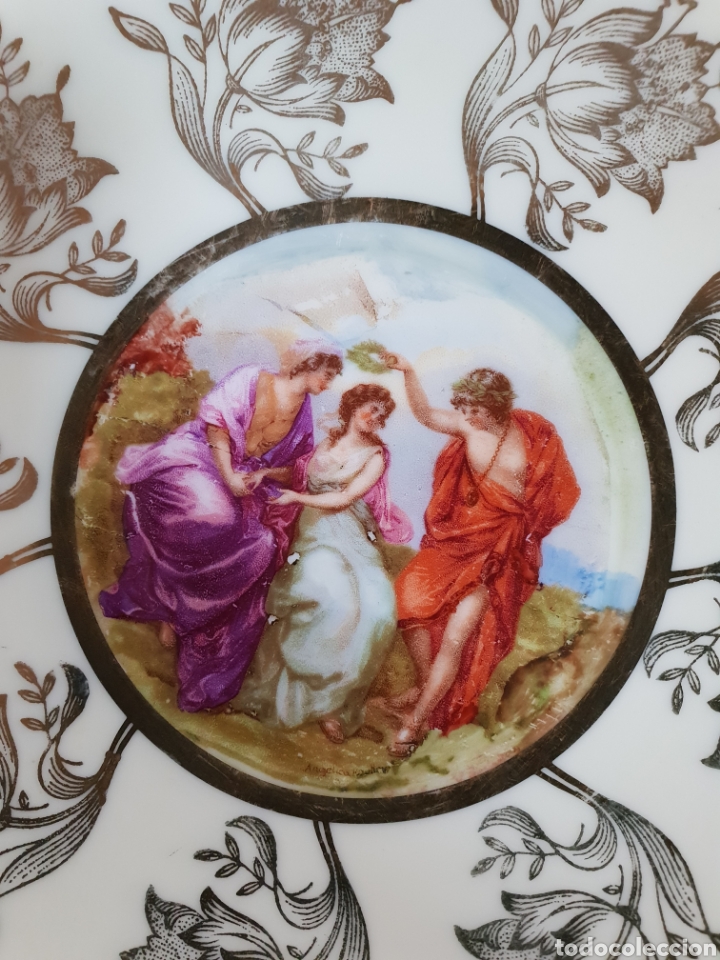 Antig&uuml;edades: PLATO MODERNISTAB PORCELANA. - Foto 2