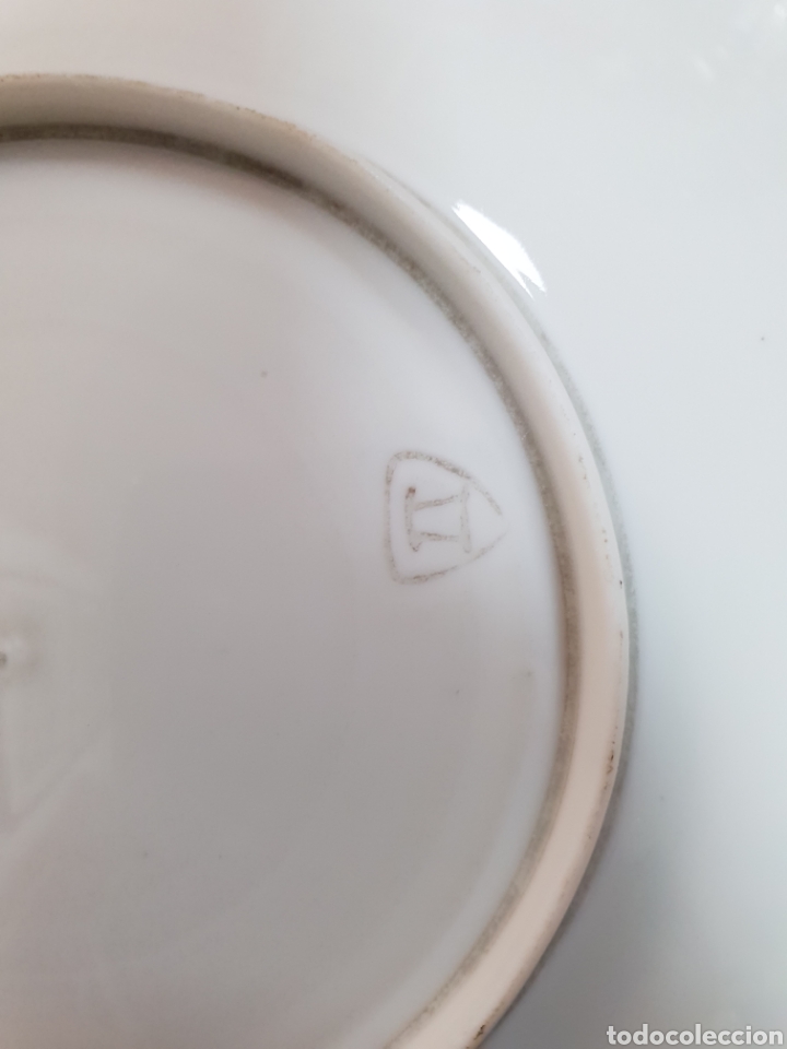 Antig&uuml;edades: PLATO MODERNISTAB PORCELANA. - Foto 5
