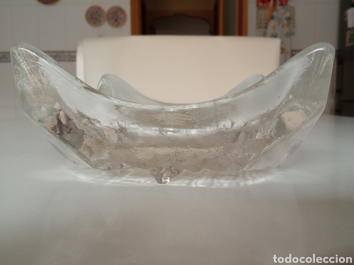 Antig&uuml;edades: Original cenicero en cristal macizo de Murano - Foto 3