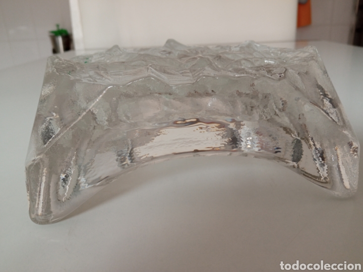 Antig&uuml;edades: Original cenicero en cristal macizo de Murano - Foto 4