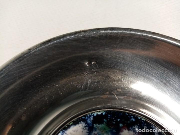 Antig&uuml;edades: platos de plata y esmalte- - Foto 5