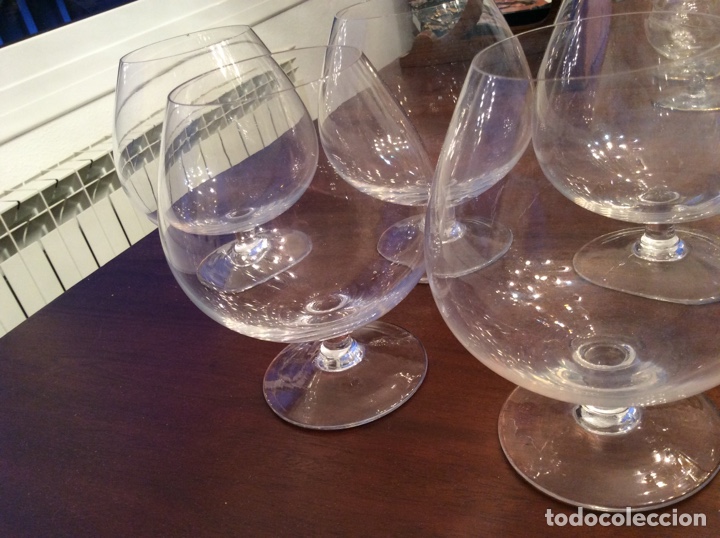 Antig&uuml;edades: Copas brandy cristal - Foto 3