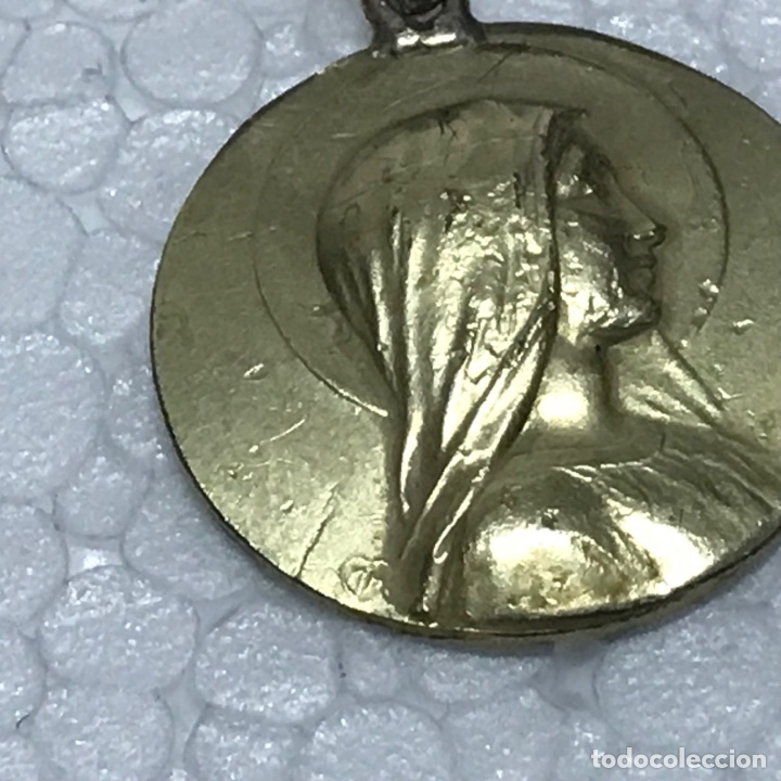 Antig&uuml;edades: Antigua medalla Virgen - Foto 2