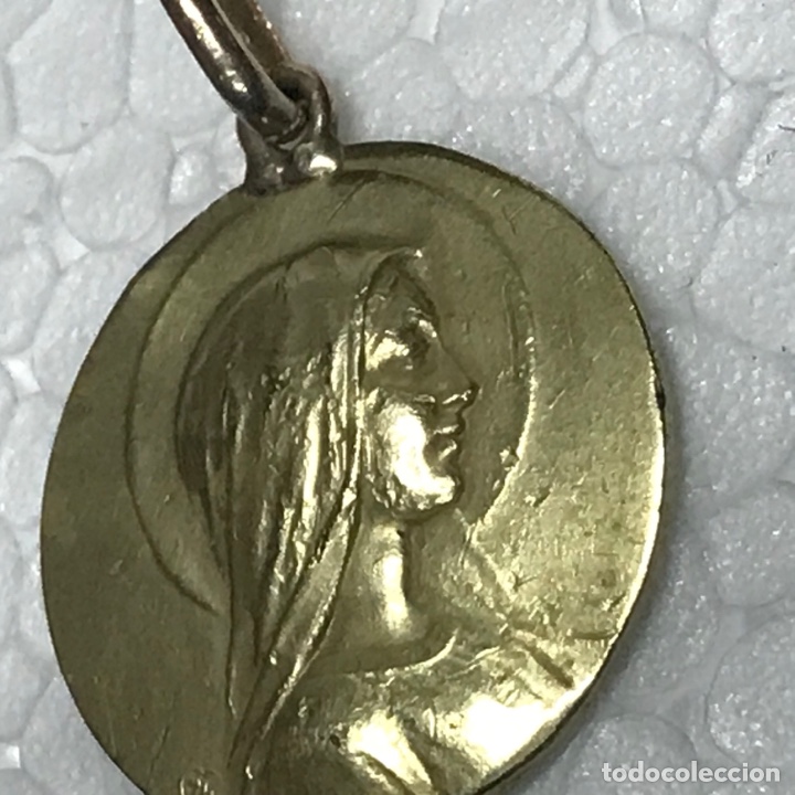 Antig&uuml;edades: Antigua medalla Virgen - Foto 3