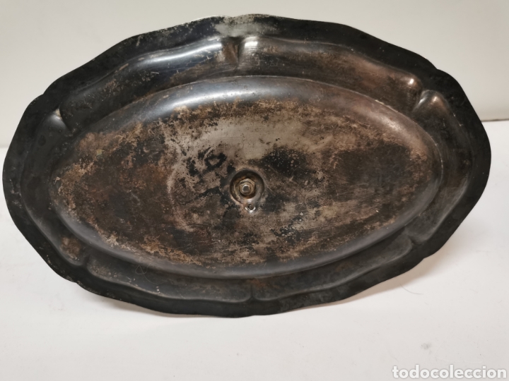 Antig&uuml;edades: Salsera plateada punzon MP - Foto 3