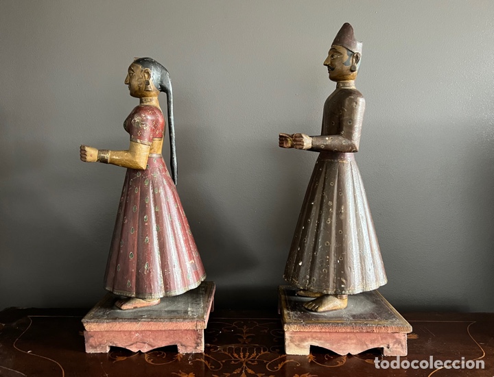 Antig&uuml;edades: Pareja de Soberanos de Mongolia - Foto 2