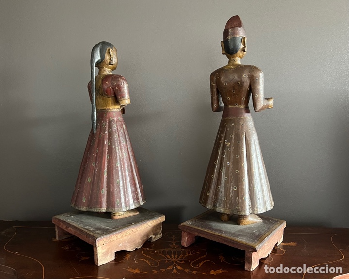 Antig&uuml;edades: Pareja de Soberanos de Mongolia - Foto 4