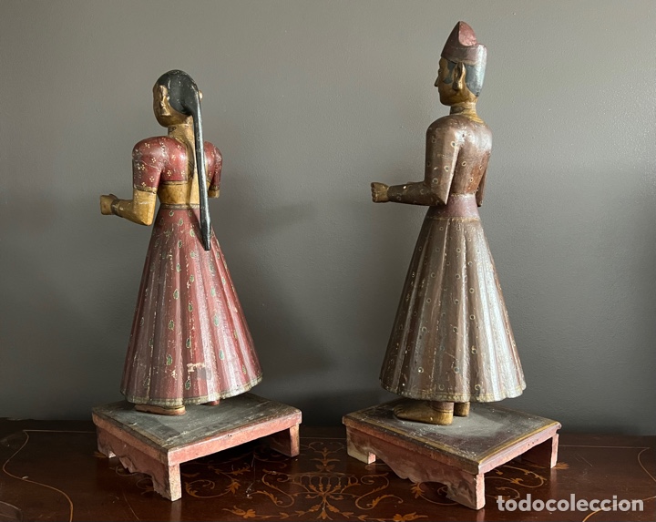Antig&uuml;edades: Pareja de Soberanos de Mongolia - Foto 5