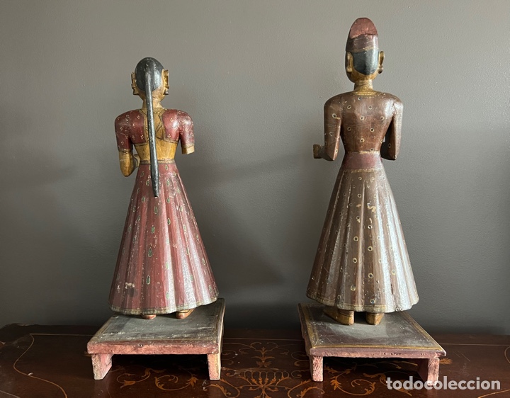 Antig&uuml;edades: Pareja de Soberanos de Mongolia - Foto 7