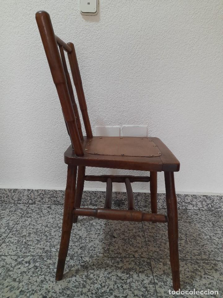 Antig&uuml;edades: Silla d&eacute;cada de los 60 imitando el bamb&uacute; - Foto 3