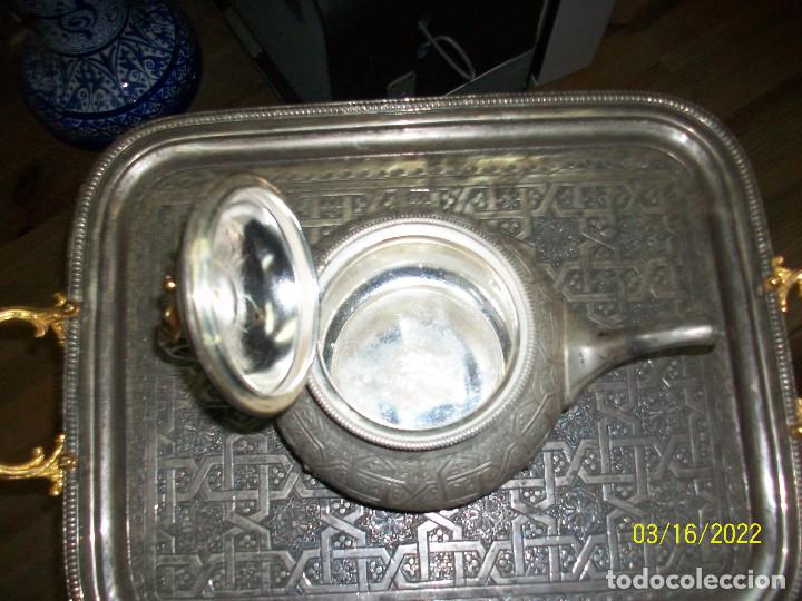 Antig&uuml;edades: BANDEJA Y TETERA ARABE - Foto 3