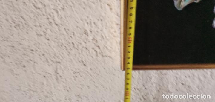 Antig&uuml;edades: CUADRO DE MADERA CALADA Y POLICROMADA - Foto 2