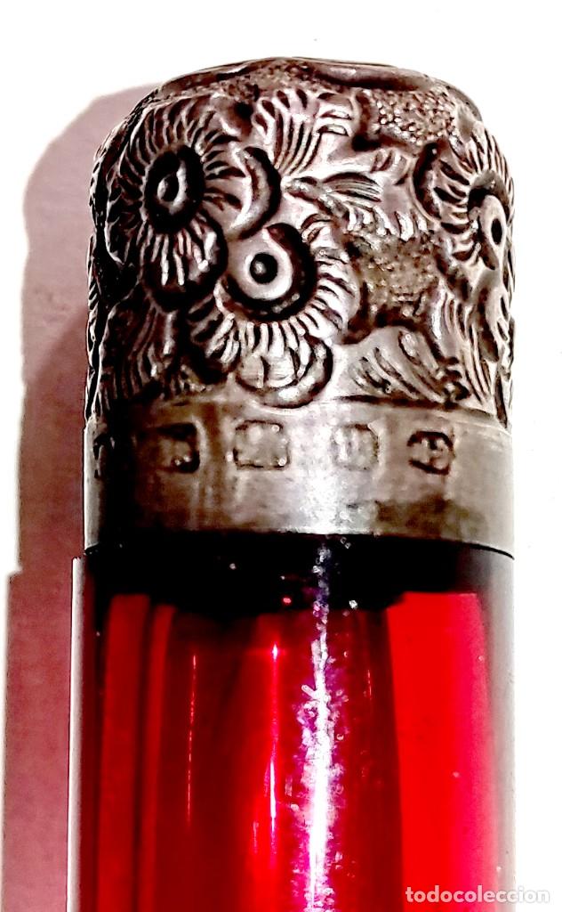 Antig&uuml;edades: PERFUMADOR CON TAPON DE PLATA. - Foto 2