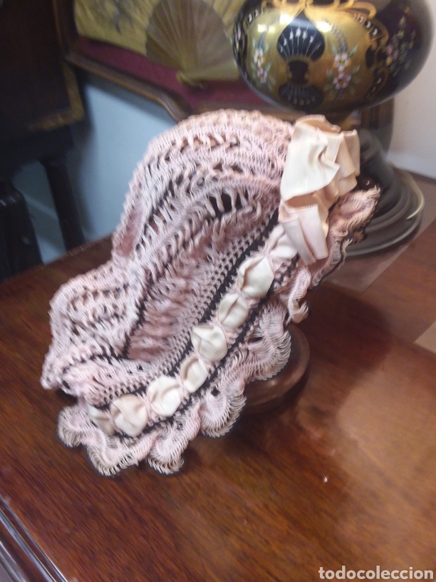 Antig&uuml;edades: Gorro de se&ntilde;ora para dormir. S XIX - Foto 2