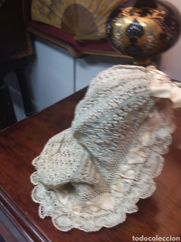 Antig&uuml;edades: Gorro de se&ntilde;ora para dormir. SXIX - Foto 2