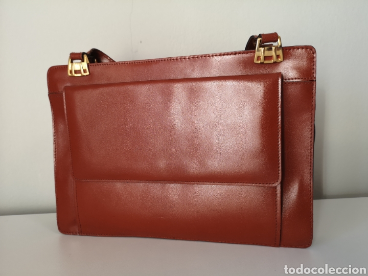 bolso piel marron años 80 marca cuireter - Comprar Bolsos Antiguos en  todocoleccion - 325640983