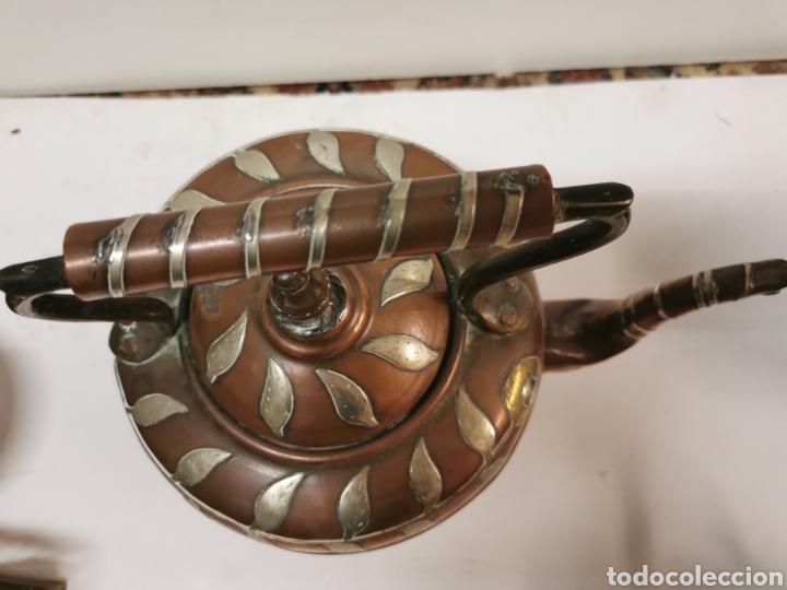 Antig&uuml;edades: Tetera cobre antigua - Foto 3