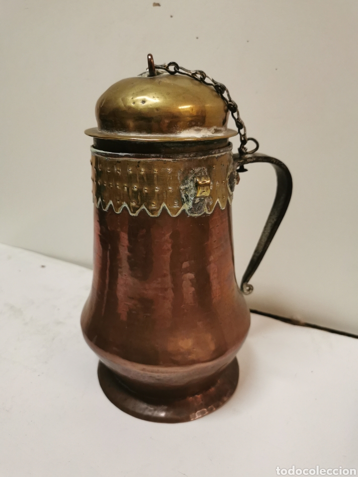 Antig&uuml;edades: Tetera cobre antigua - Foto 1