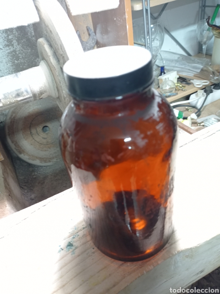 Antig&uuml;edades: Botella farmacia - Foto 2
